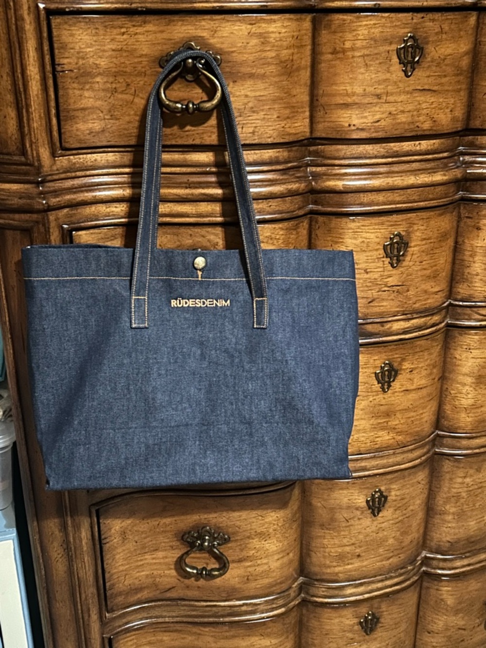 Rüdesdenim Blue Denim Tote Bag(RARE)